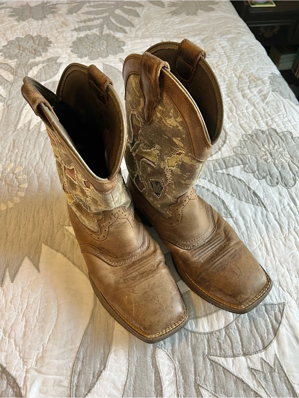 Cody James Tychee Camo Flag Western Boots Mens 10D BCJSP20P108 Brothers Sons